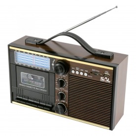 Retro kazettás rádió, MP3, 11 sávos - RRT 11B